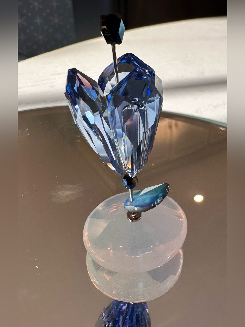 SWAROVSKI ROCKING FLOWER – JULIETTE SAPPHIRE BLUE